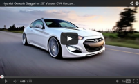 Hyundai Genesis Bagged �� Vossen CV4